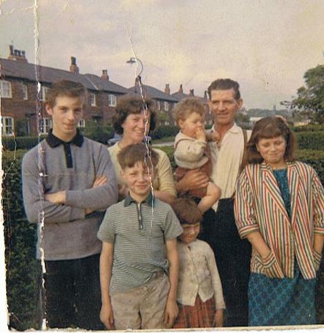 The Collins family at 57 Stanton Avenue in 1965. (Back) Peter, Annie ...
